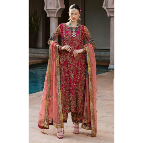 Pictorial Carmine Nemesia Long Shirt and Izaar