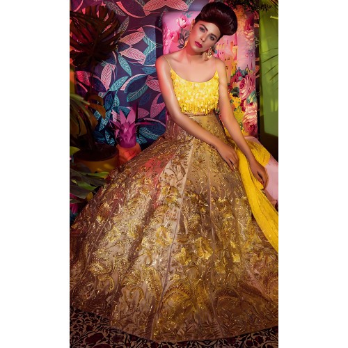 Jonquil Gold Nemesia Lehenga Choli
