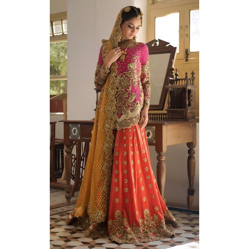 Coral Rose Nemesia Shirt and Dhaka Pajama