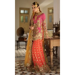 Coral Rose Nemesia Shirt and Dhaka Pajama