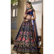 Oxford Blue Nemesia Lehenga Choli
