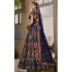 Oxford Blue Nemesia Lehenga Choli