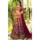 Dark Amaranth Red Nemesia Lehenga Choli