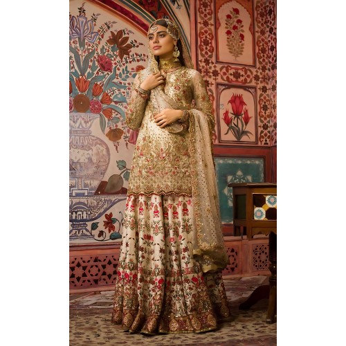 Papaya Whip Nemesia Lehenga