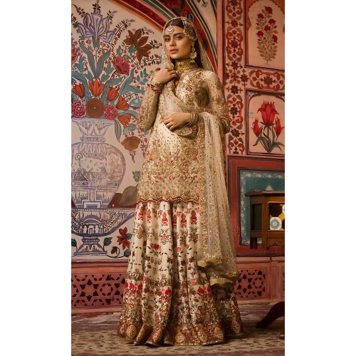 Papaya Whip Nemesia Lehenga