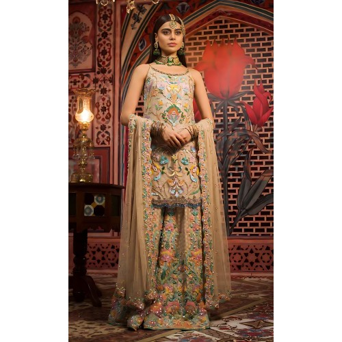 Beige Nemesia Sharara
