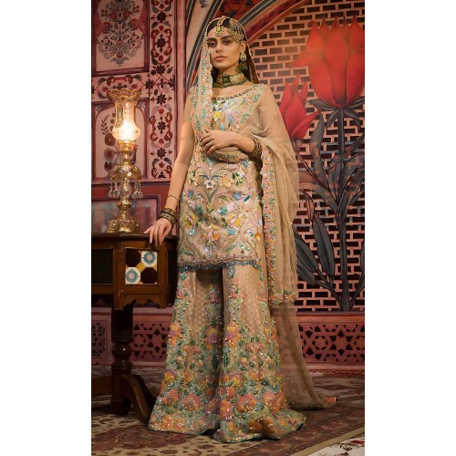 Beige Nemesia Sharara