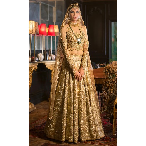 Gold Nemesia Lehenga Choli