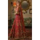 Carmine Nemesia Lehenga Choli Carmine Nemesia Lehenga Choli