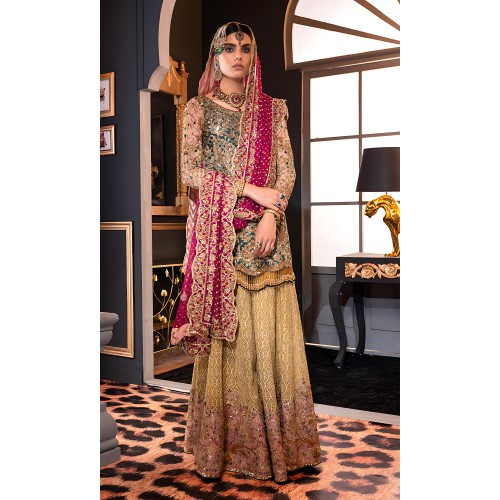 Gold Crayola Nemesia Shirt and Dhaka Pajama