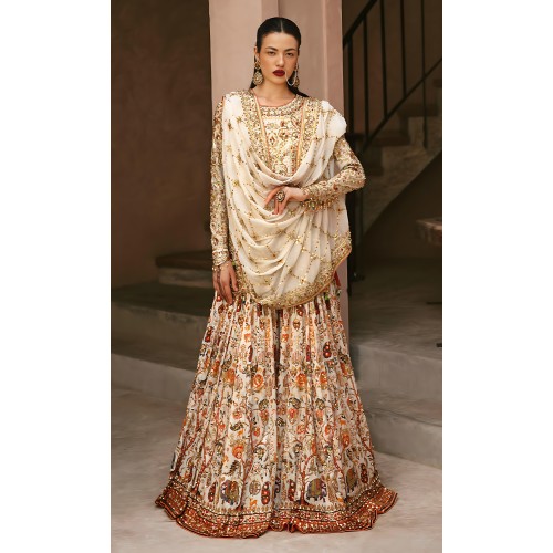 Diamond Champagne Nemesia Shirt and Dhaka Pajama