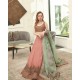 Coral Pink Lily Lehenga Choli Coral Pink Lily Lehenga Choli