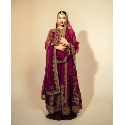 Claret Lily Gown