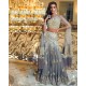 Slate Gray Fleur-de-lis Lehenga Choli