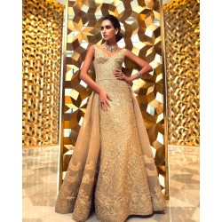 Pale Gold Fleur-de-lis Gown