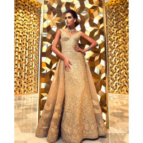 Pale Gold Fleur-de-lis Gown Pale Gold Fleur-de-lis Gown