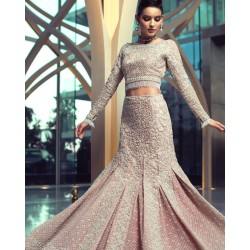 Tea Rose Fleur-de-lis Lehenga Choli