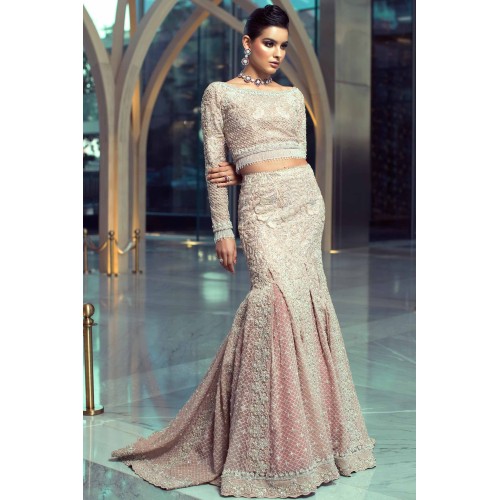 Tea Rose Fleur-de-lis Lehenga Choli Tea Rose Fleur-de-lis Lehenga Choli