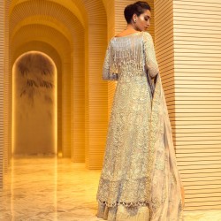 Silver Chalice Fleur-de-lis Jacket and Lehenga