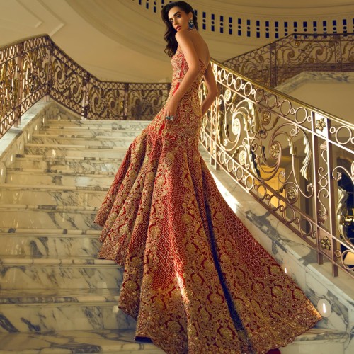 Lust Fleur-De-Lis Mermaid Lehenga and Gown