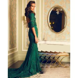 Emerald Fleur-de-lis Lehenga Choli