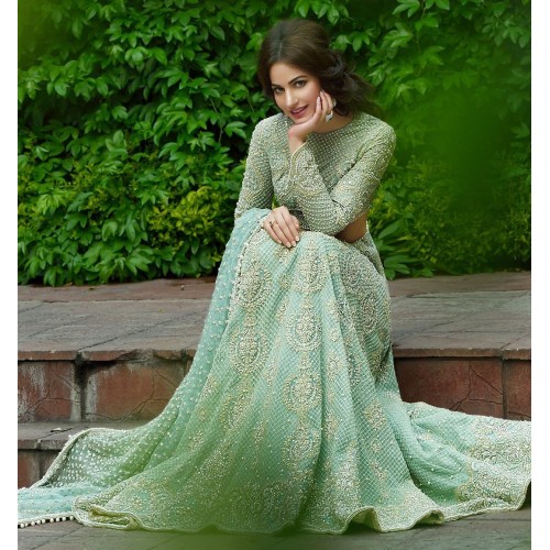Celeste Fleur-de-lis Lehenga Choli Celeste Fleur-de-lis Lehenga Choli