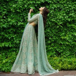 Celeste Fleur-de-lis Lehenga Choli