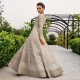 Champagne Pink Fleur-de-lis Jacket and Lehenga Champagne Pink Fleur-de-lis Jacket and Lehenga