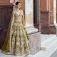 Apple Green Fleur-de-lis Lehenga Choli