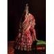 Fire Engine Red Marsh Choli Lehenga