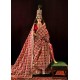 Fire Engine Red Marsh Choli Lehenga