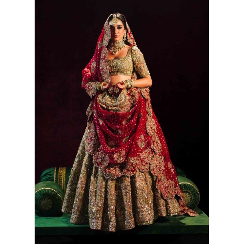 Buff Marsh Lehenga Choli