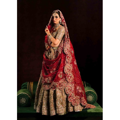 Buff Marsh Lehenga Choli