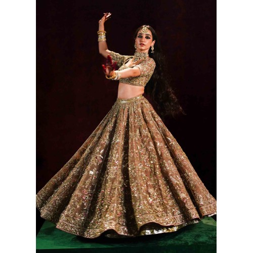 Buff Marsh Lehenga Choli