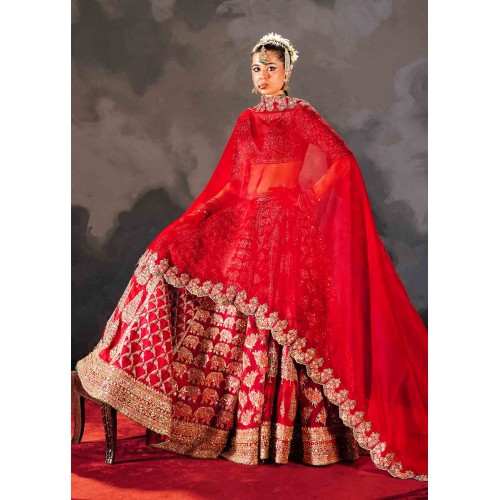 Off-Red Marsh Lehenga Choli
