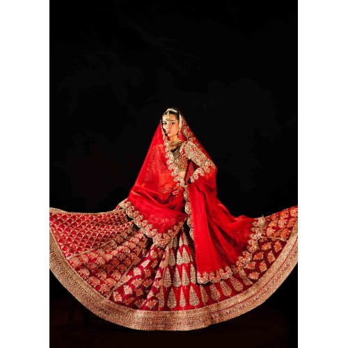 Off-Red Marsh Lehenga Choli