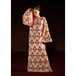 Ivory Marsh Velvet Long Shirt
