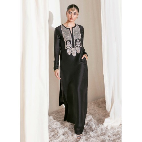 Black Marsh Long Shirt and Palazzo