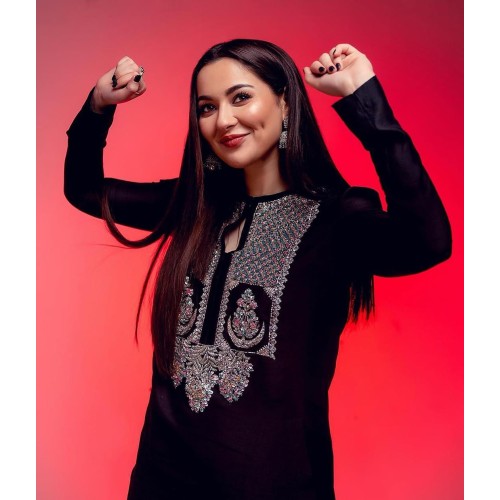Black Marsh Long Shirt and Palazzo
