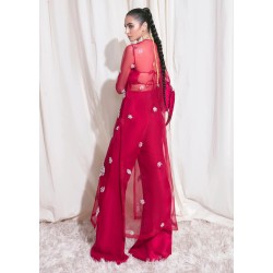 Raspberry Pink Marsh Jacket and Palazzo Pants Raspberry Pink Marsh Jacket and Palazzo Pants