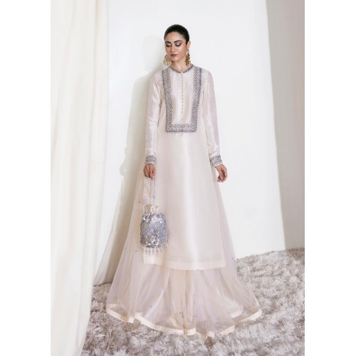 Off White Marsh Long Shirt and Sharara