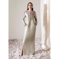 Dimpse Marsh Floral Embellished Long Shirt