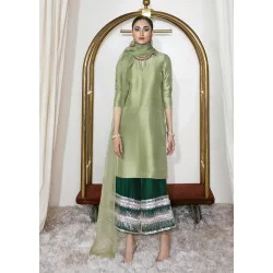 Olivine Marsh Shirt and Green Culottes