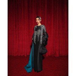 Black Marsh Floor Length Shirt