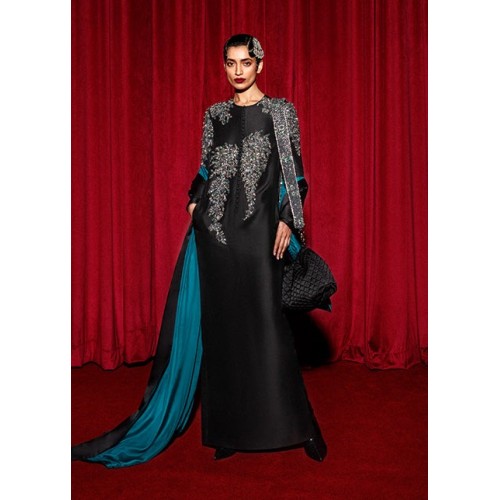 Black Marsh Floor Length Shirt