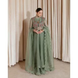 Cambridge Blue Marsh Pishwas with Waistcoat