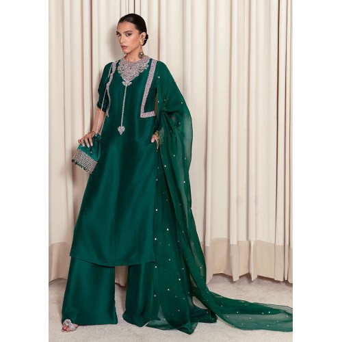 Brunswick Green Marsh Long Shirt and Palazzo