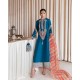 Bice Blue Marsh Long Shirt and Culottes