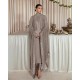 Cinereous Gray Marsh Long Shirt with Chooridar Pajama