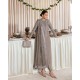 Cinereous Gray Marsh Long Shirt with Chooridar Pajama